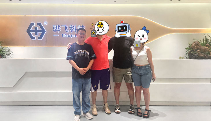 又一海外订单落地｜土耳其客户到厂签约采购骅飞X光检测仪